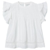 Witte top Faride - Capuchon Fashion