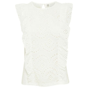 Witte top Mirabelle - Capuchon Fashion