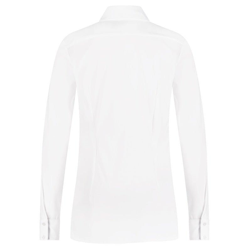 Witte travel basis blouse Poppy - Capuchon Fashion