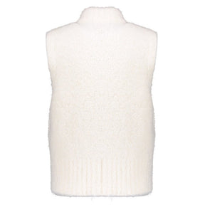 Witte zipper pullover 44852 - Capuchon Fashion