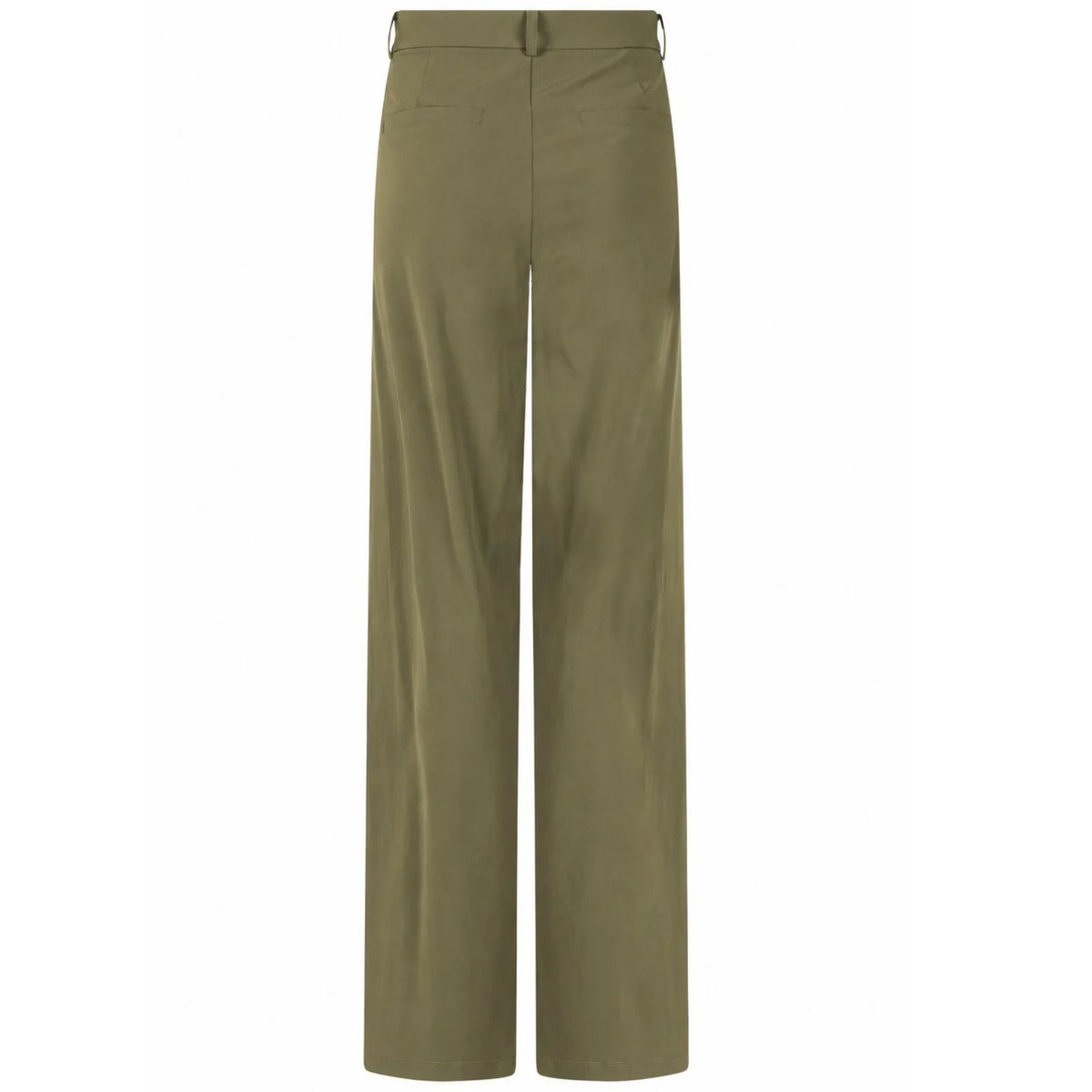 Groene travel wide fit broek Miriam
