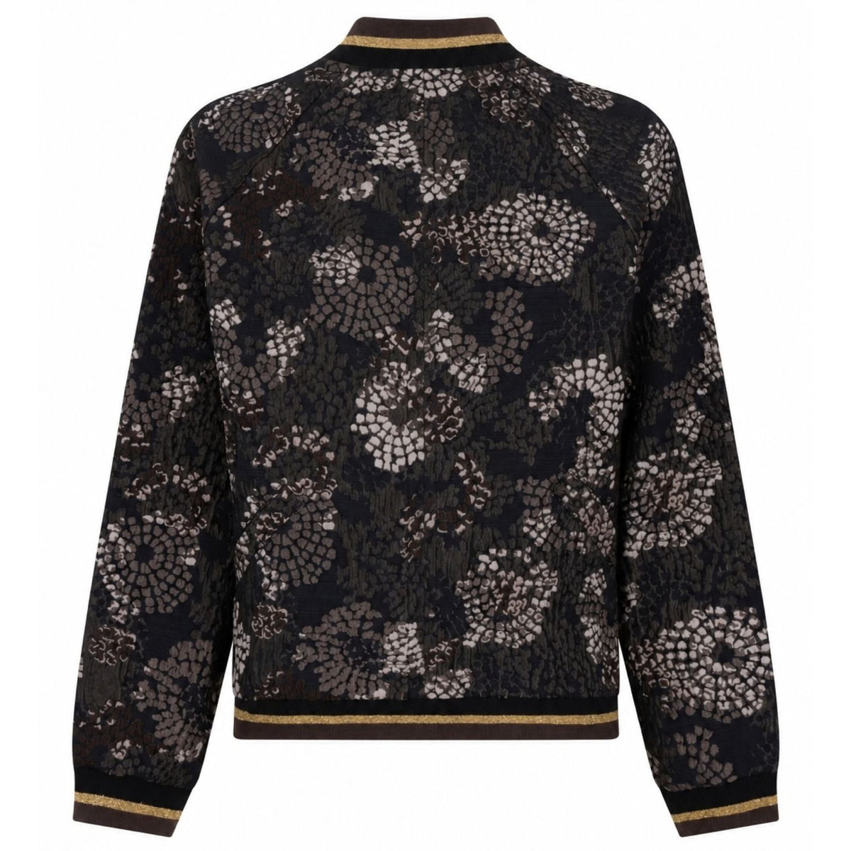 Groene fancy jacquard jacket Patty