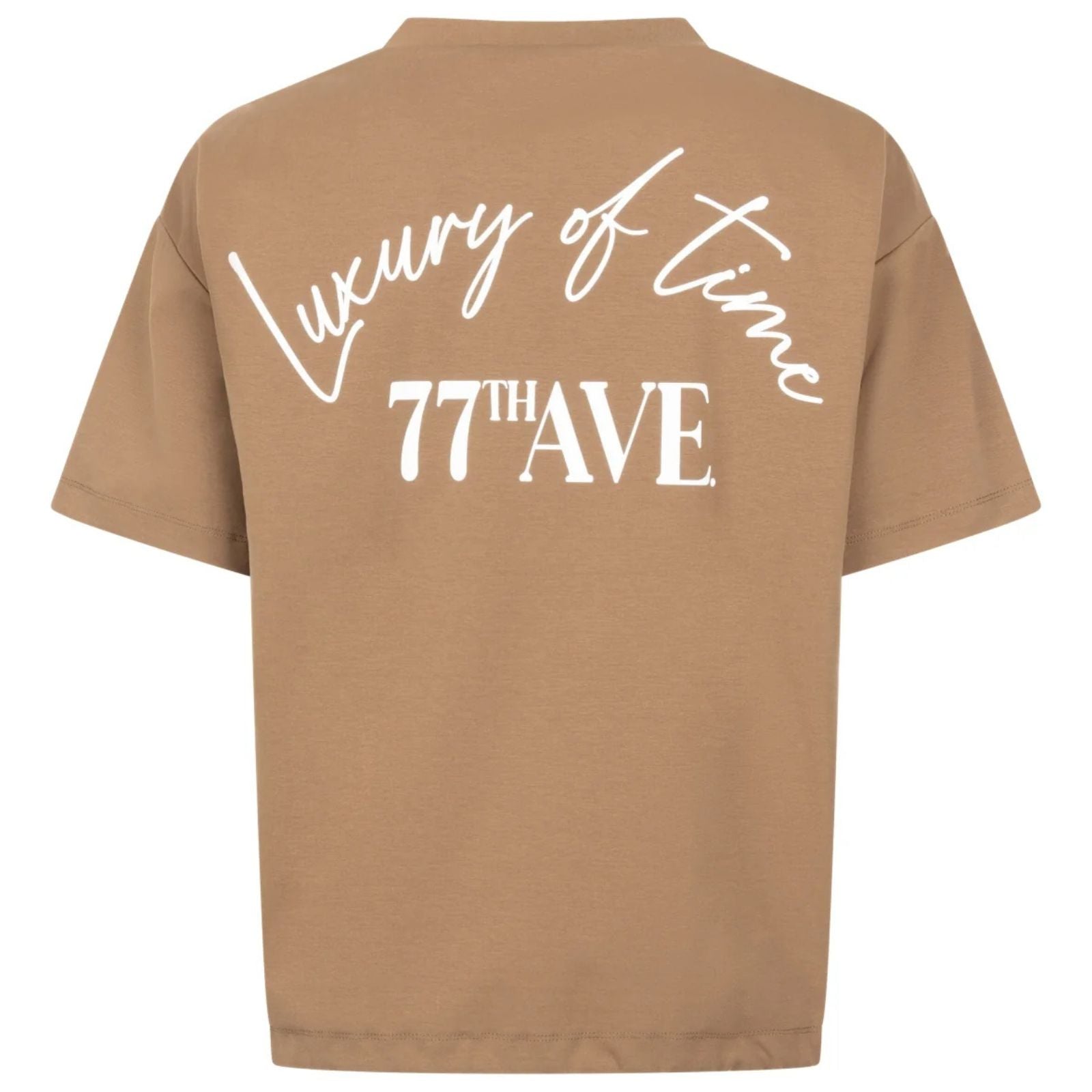 Summer Camel effen sweater Dylan