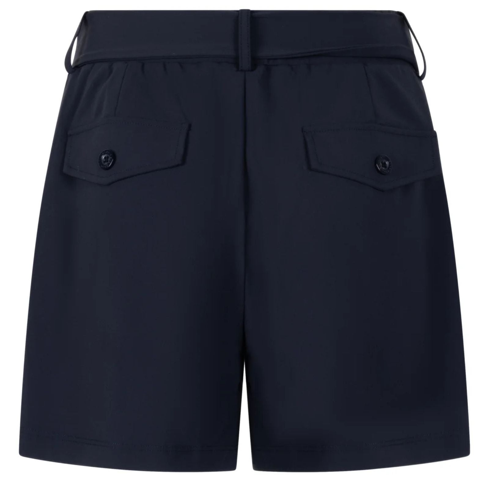 Donkerblauwe travel short Maddy