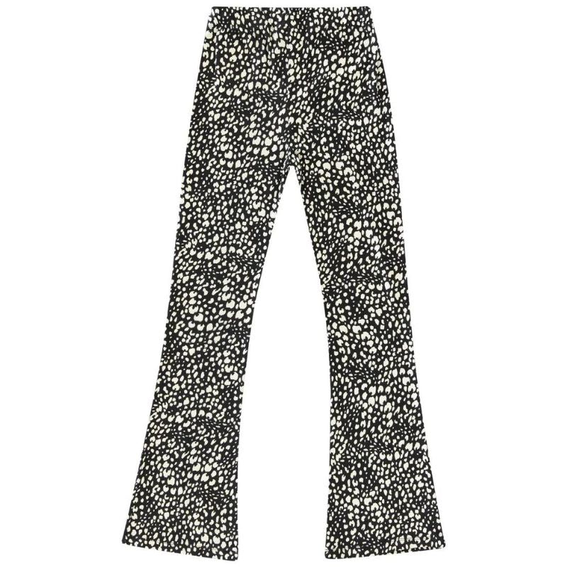 Zwart geprinte pant Pilar - Capuchon Fashion