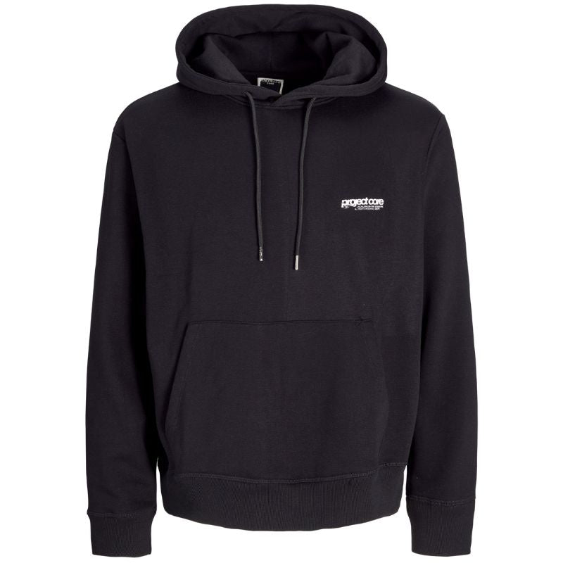 Zwart geprinte sweat hoodie Union - Capuchon Fashion