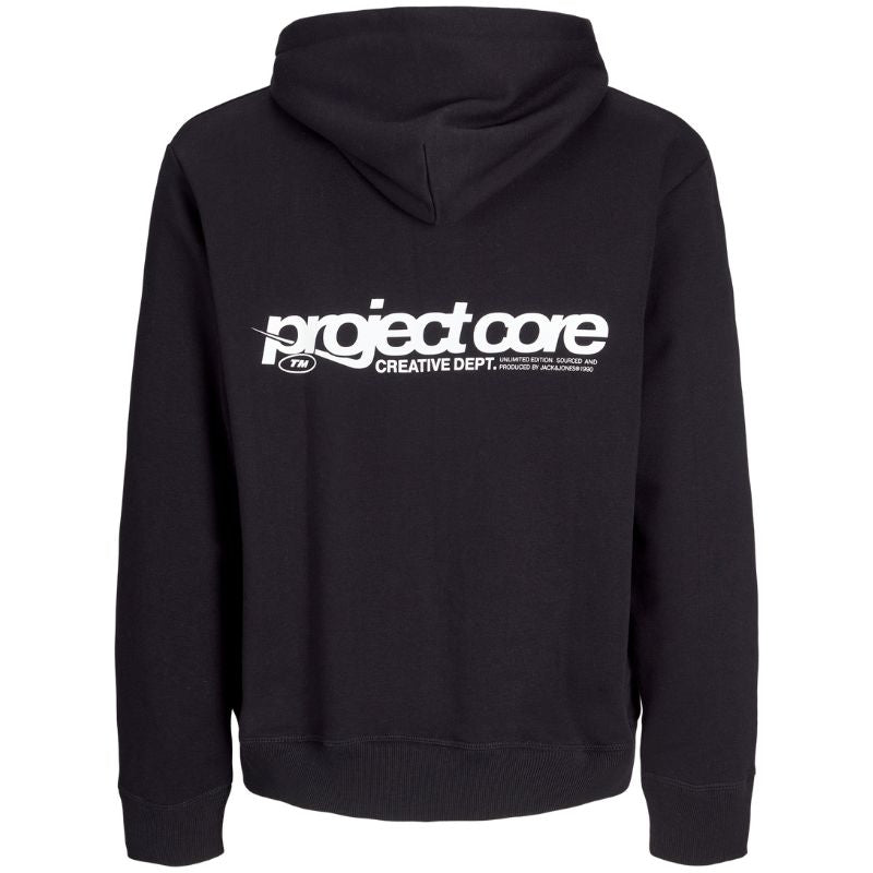 Zwart geprinte sweat hoodie Union - Capuchon Fashion