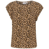 Zwart geprinte top Bianca - Capuchon Fashion