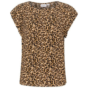 Zwart geprinte top Bianca - Capuchon Fashion