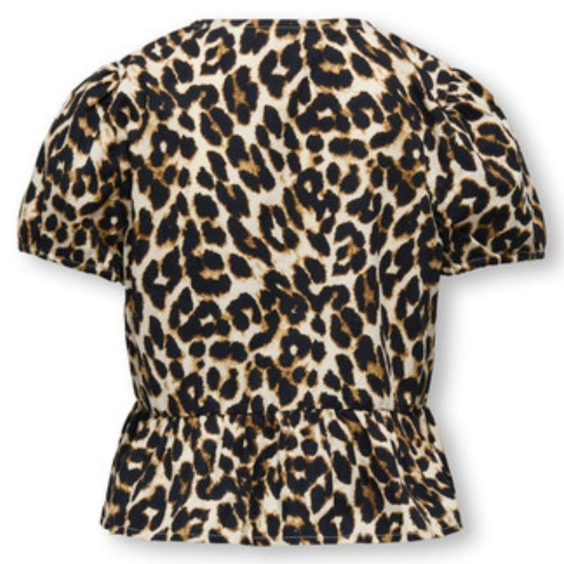 Zwart geprinte top Clara - Capuchon Fashion