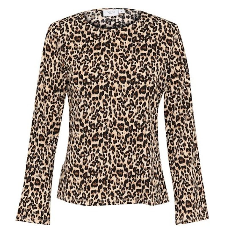 Zwart geprinte top Ilyssa - Capuchon Fashion