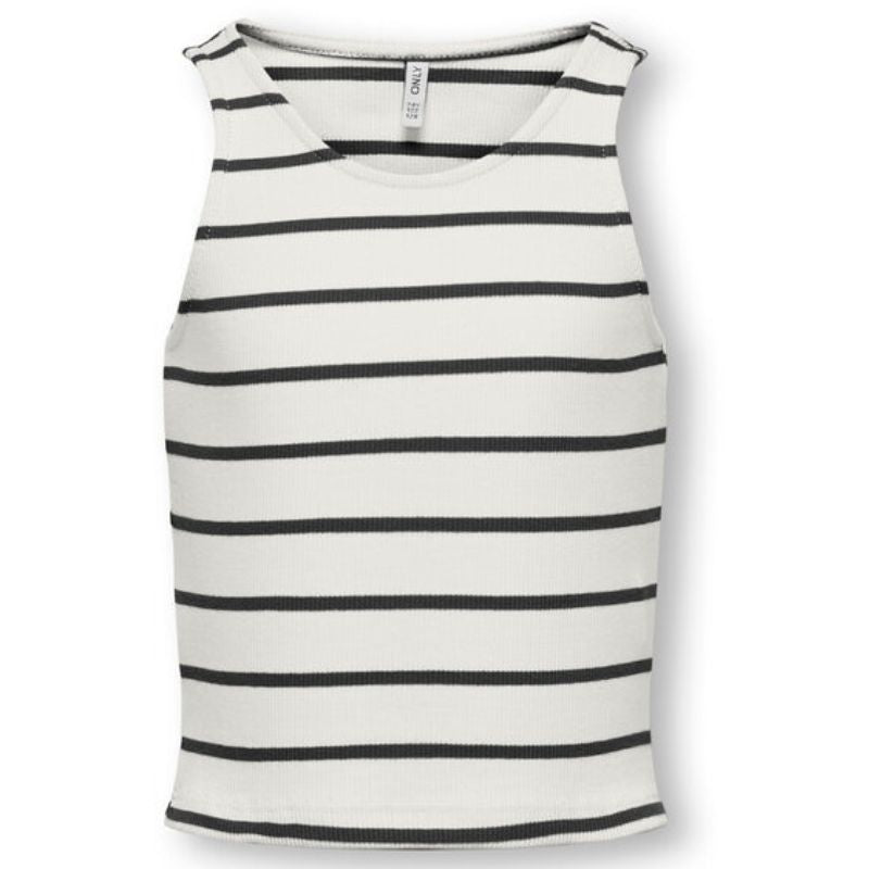 Zwart gestreepte tanktop Nessa - Capuchon Fashion