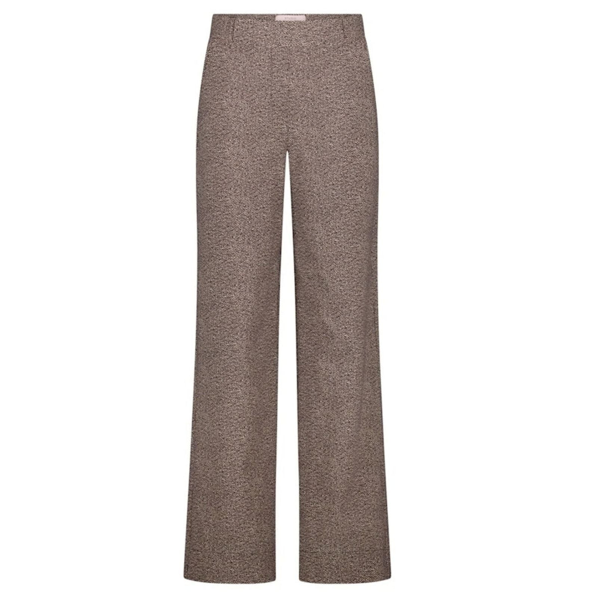 Zwart met kit trouser Lexie Tweed Look - Capuchon Fashion