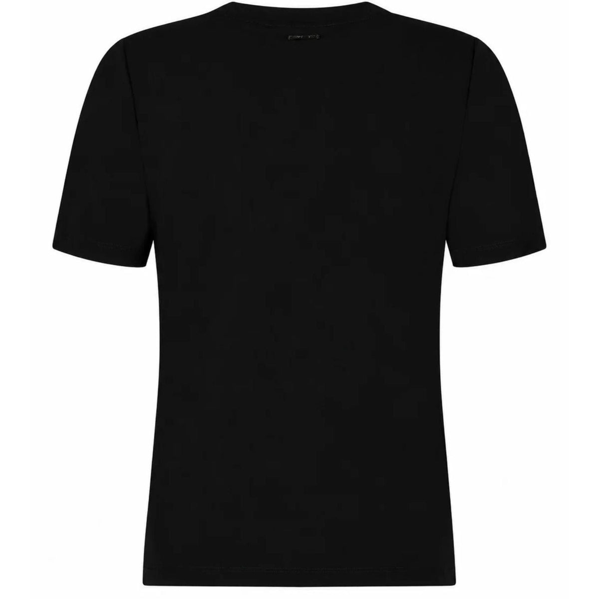 Zwart met print travel t-shirt Britt - Capuchon Fashion