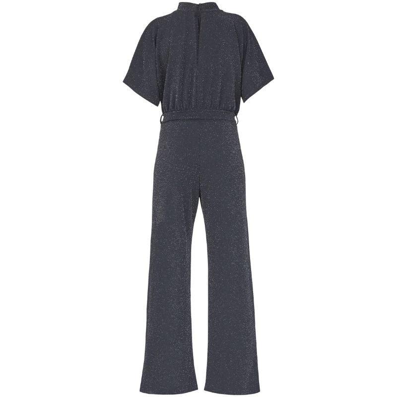 Zwart met zilveren jumpsuit Girl - Capuchon Fashion
