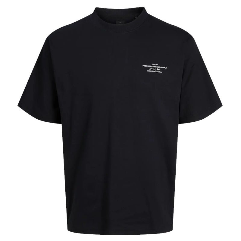 Zwart oversized logo t-shirt Blachad - Capuchon Fashion