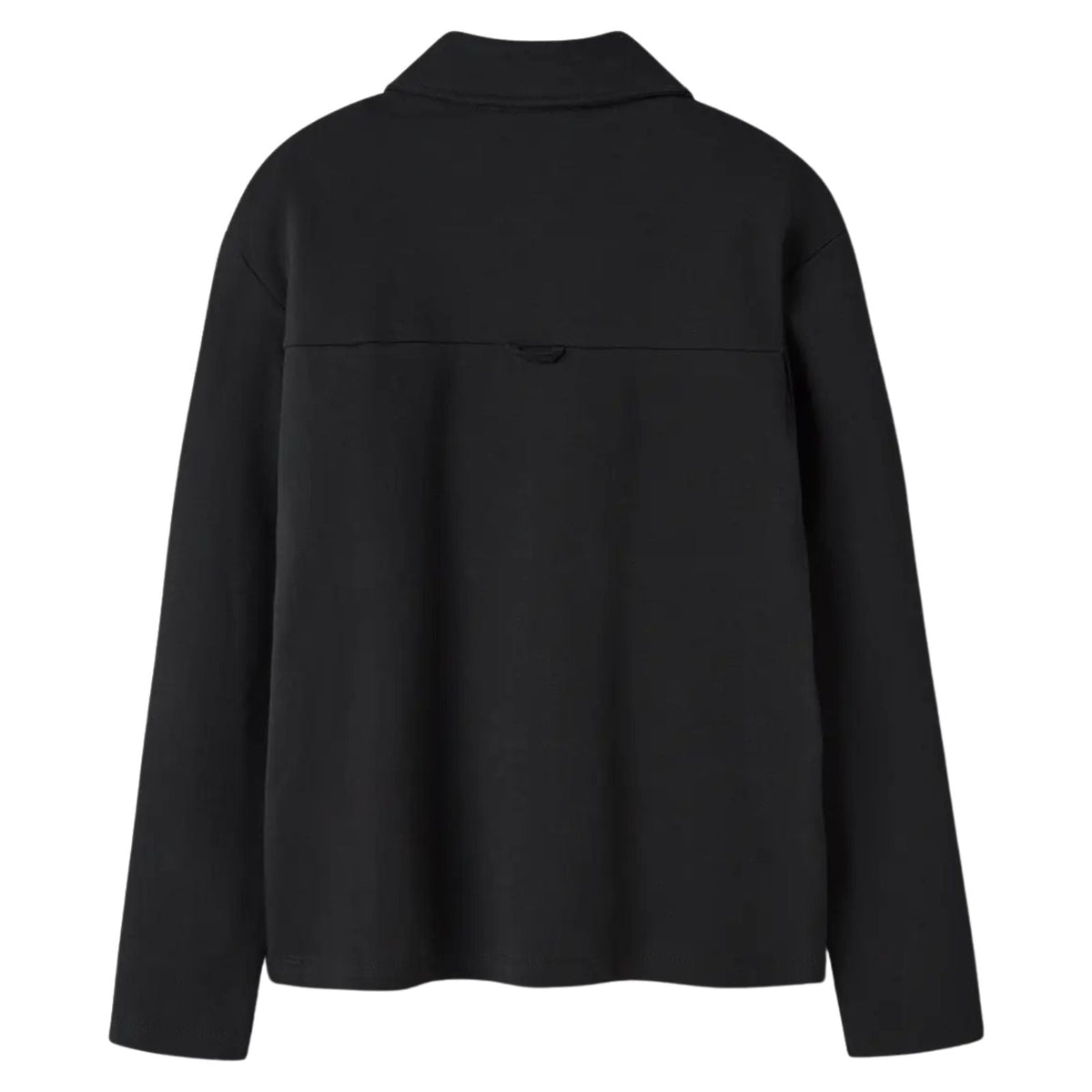 Zwart regular fit overshirt Niall - Capuchon Fashion