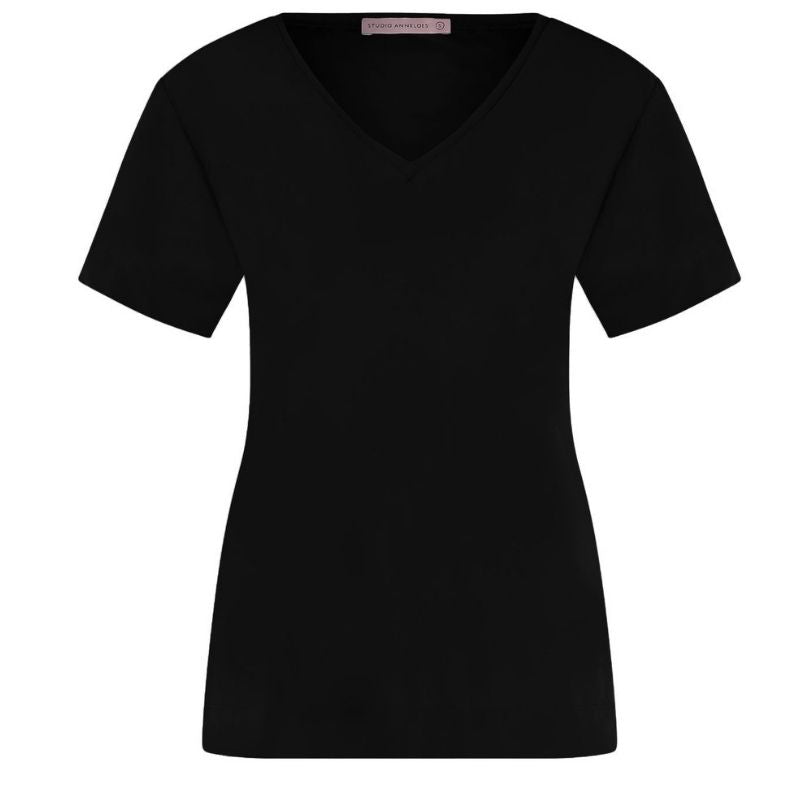 Zwart shirt Roller - Capuchon Fashion