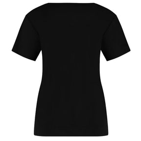 Zwart shirt Roller - Capuchon Fashion