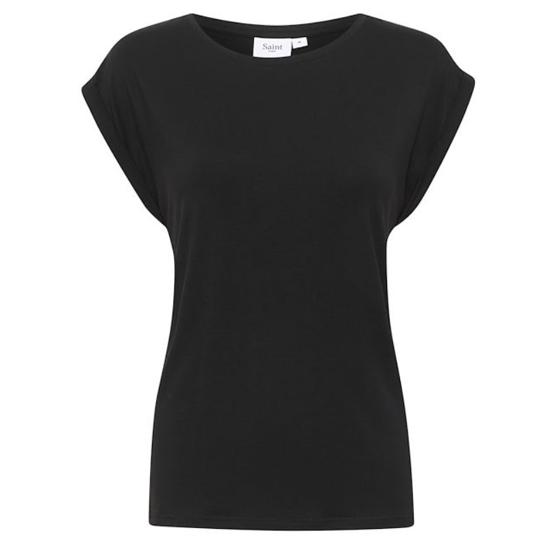 Zwart t-shirt Adelia - Capuchon Fashion