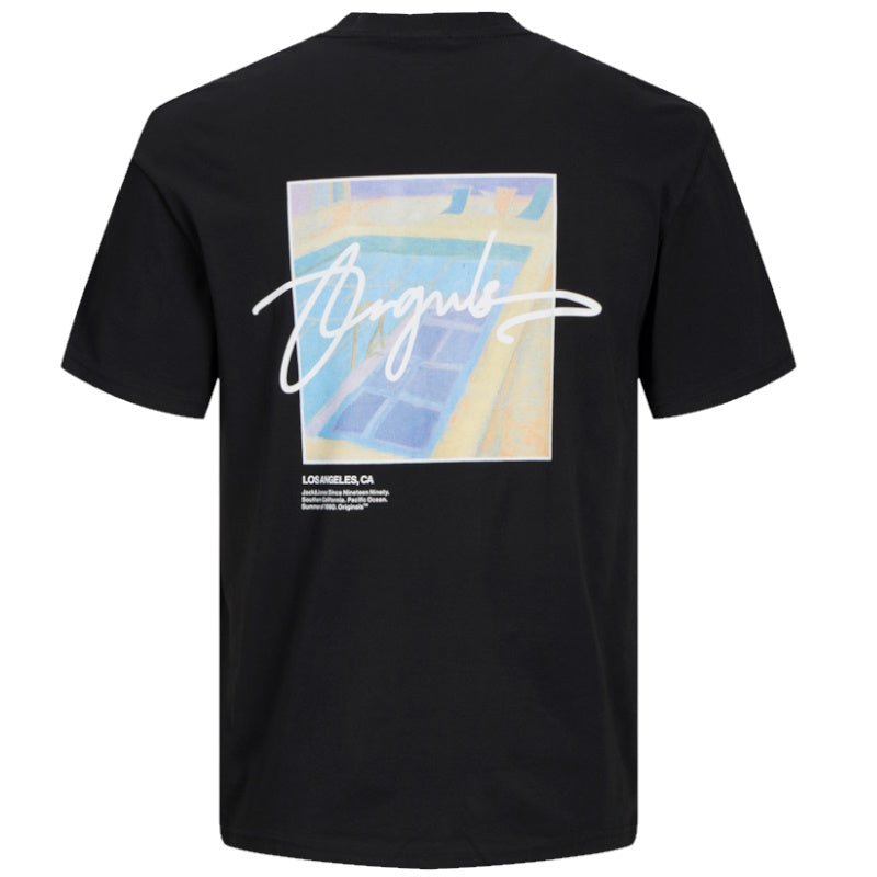 Zwart t-shirt Aruba Landscape - Capuchon Fashion