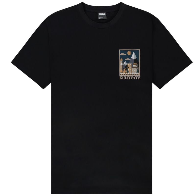 Zwart t-shirt Belle - Capuchon Fashion