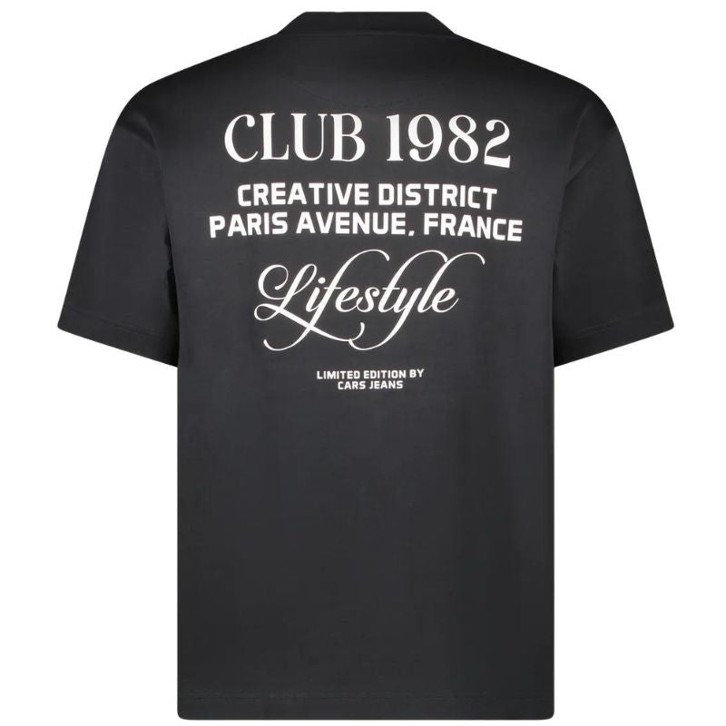 Zwart t-shirt Club - Capuchon Fashion