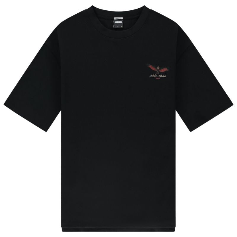 Zwart t-shirt Luxury Fly - Capuchon Fashion