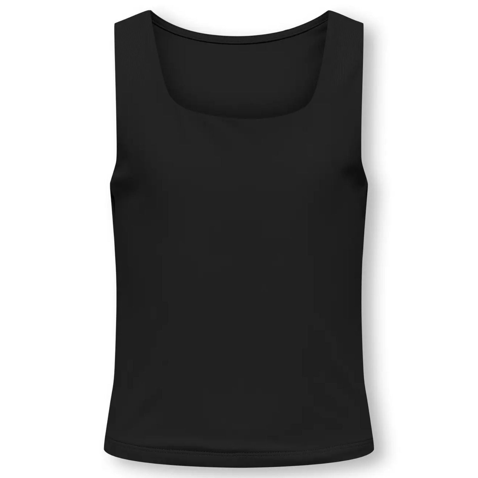 Zwarte 2-ways mouwloze top Gea - Capuchon Fashion