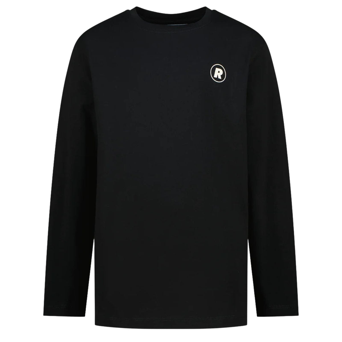 Zwarte backprint longsleeve Veam - Capuchon Fashion
