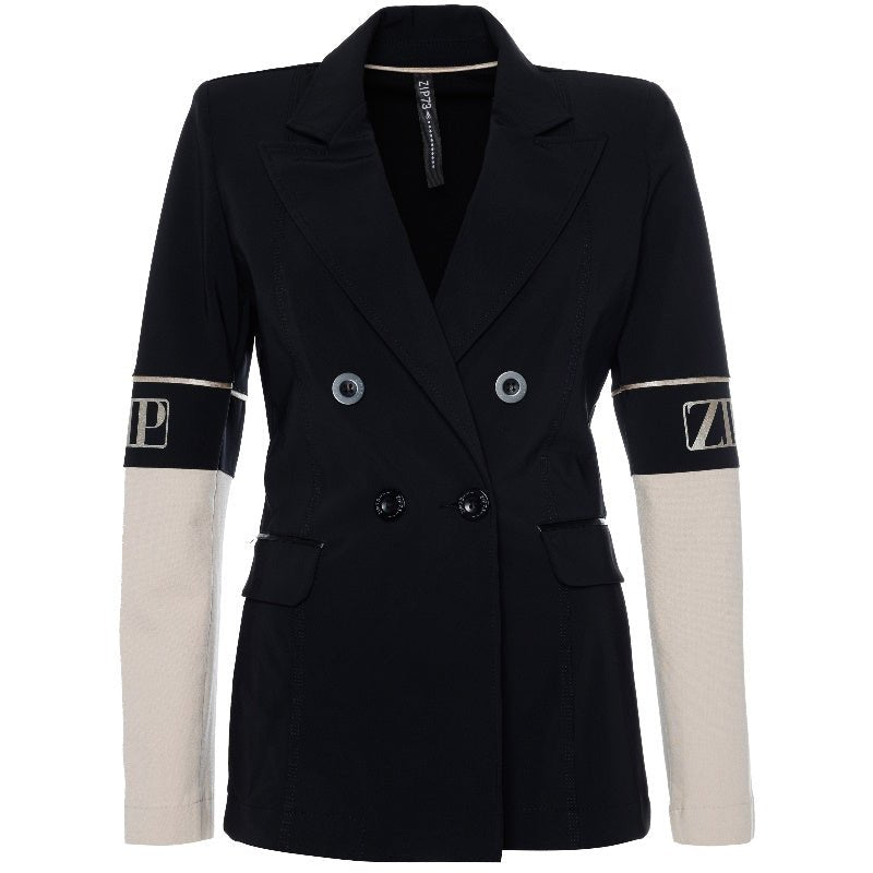 Zwarte blazer Zip - Capuchon Fashion