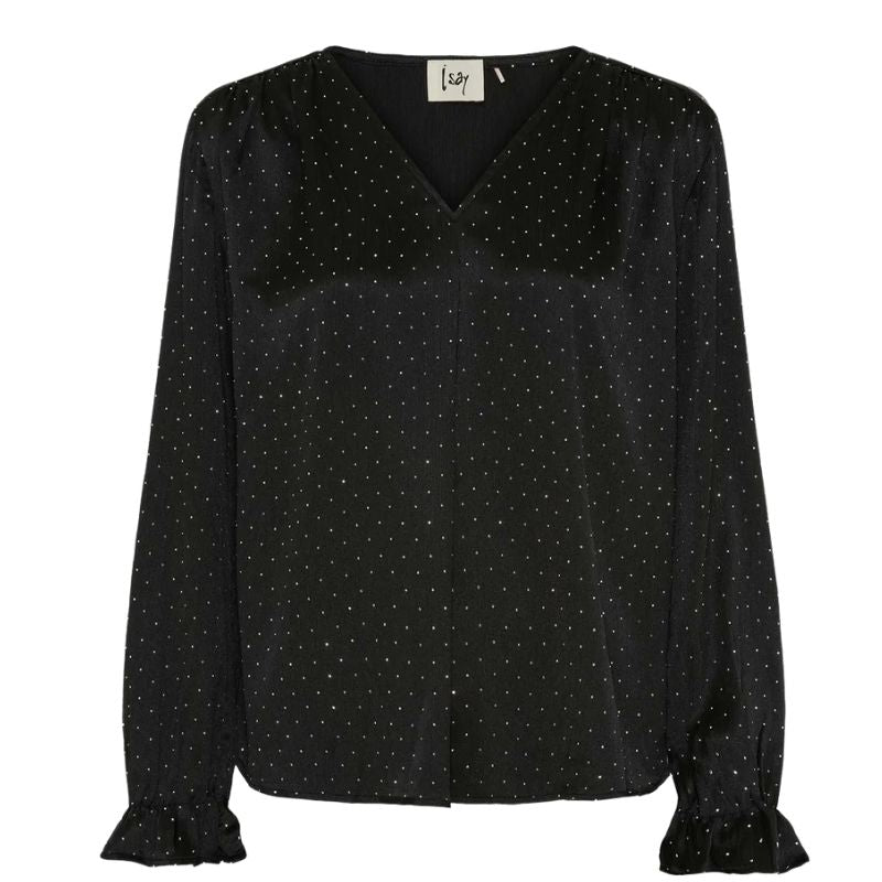 Zwarte blouse Delta - Capuchon Fashion