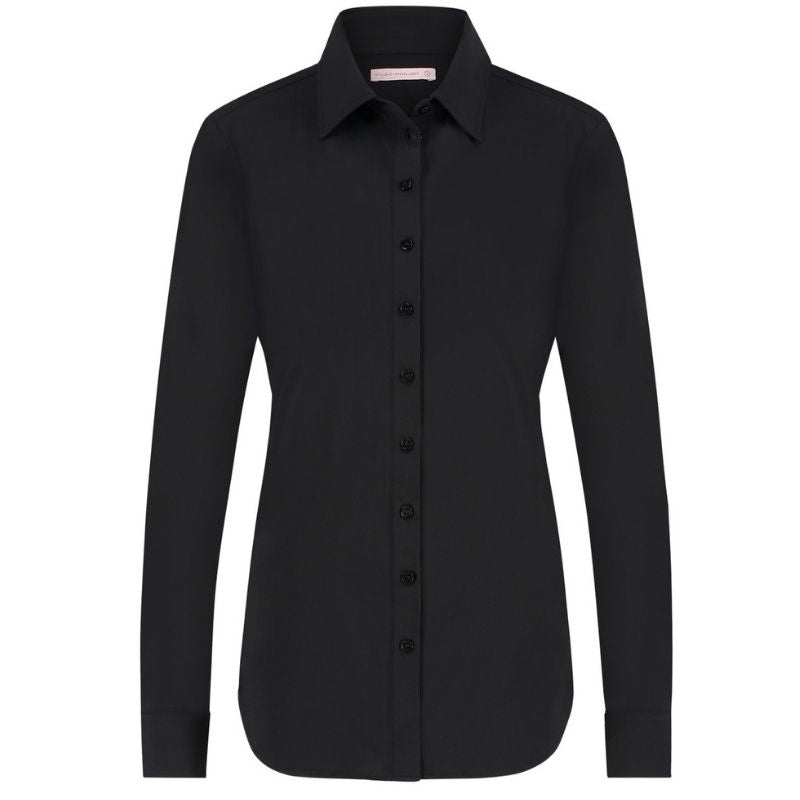 Zwarte blouse Poppy - Capuchon Fashion