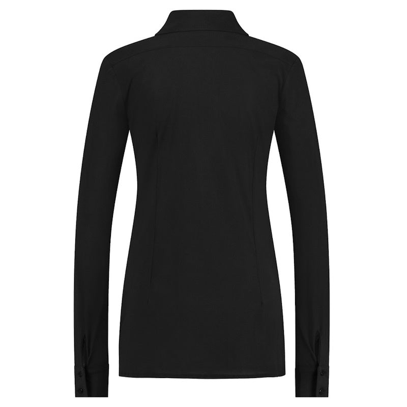 Zwarte blouse Poppy - Capuchon Fashion