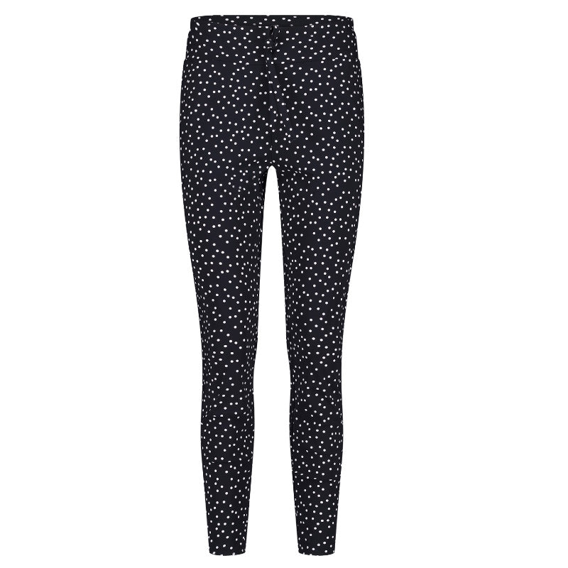 Zwarte broek Startup irr dots - Capuchon Fashion