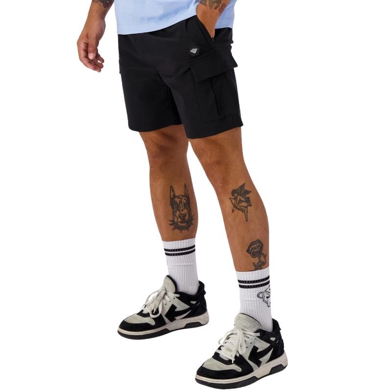 Zwarte cargo short Delta - Capuchon Fashion