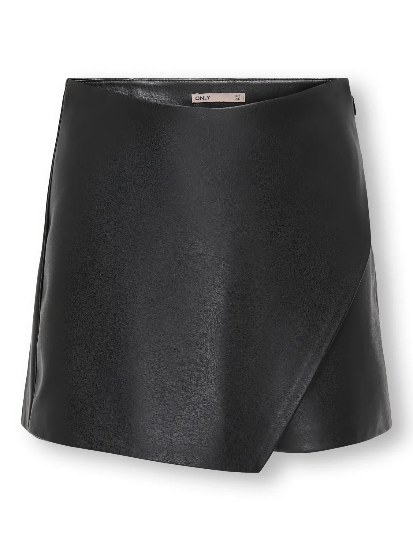 Zwarte faux leather skort Mist - Amili - Capuchon Fashion