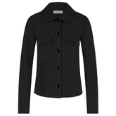 Zwarte jacket Claire bonded - Capuchon Fashion