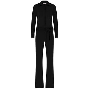 Zwarte jumpsuit Angel LS - Capuchon Fashion