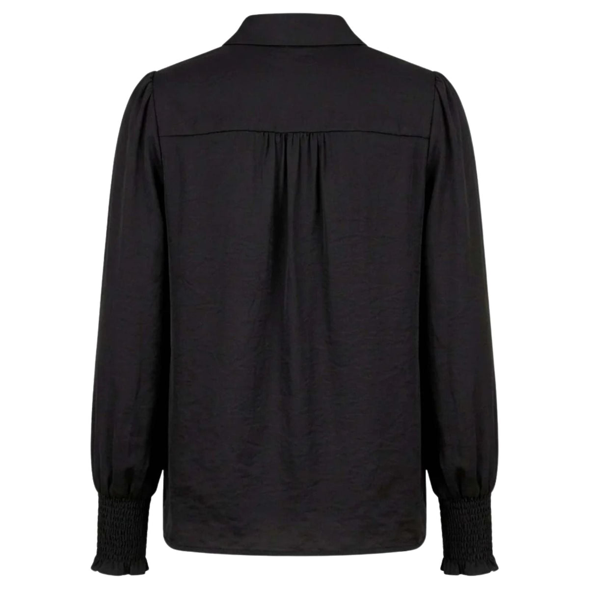 Zwarte kanten viscose blouse Oriana - Capuchon Fashion