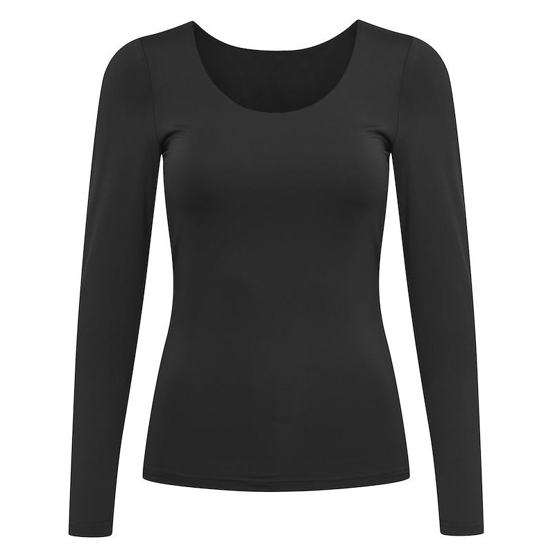 Zwarte longsleeve Agro - Capuchon Fashion