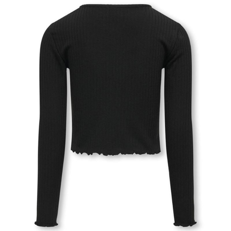 Zwarte longsleeve Nella - Capuchon Fashion