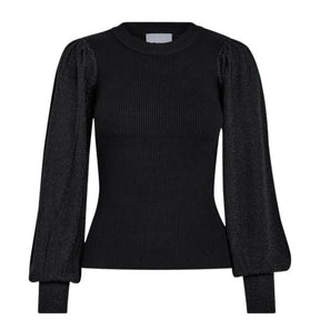 Zwarte pullover Fine - Capuchon Fashion