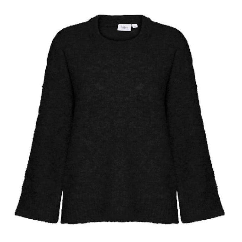 Zwarte pullover Gela - Capuchon Fashion