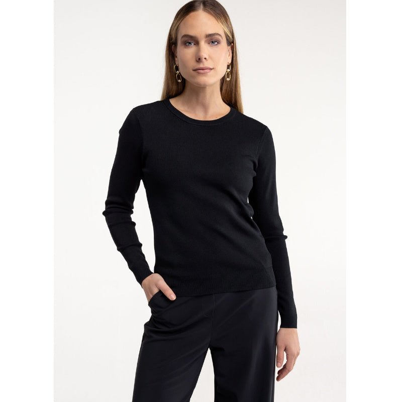 Zwarte pullover Lana - Capuchon Fashion