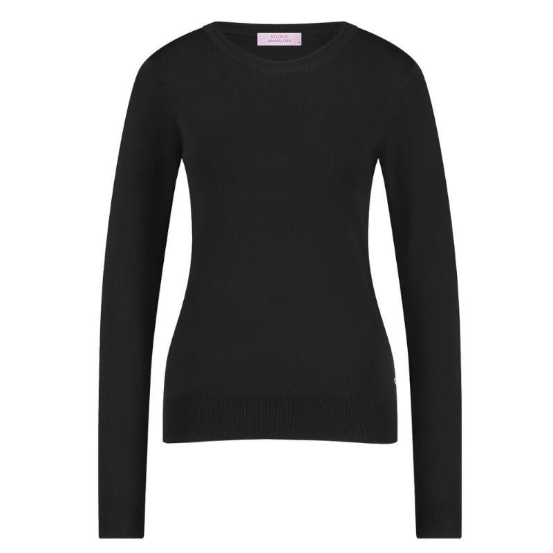 Zwarte pullover Lana - Capuchon Fashion