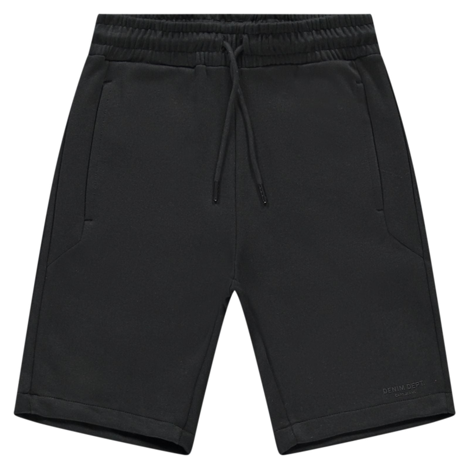 Zwarte regular jogging short Wall - Capuchon Fashion
