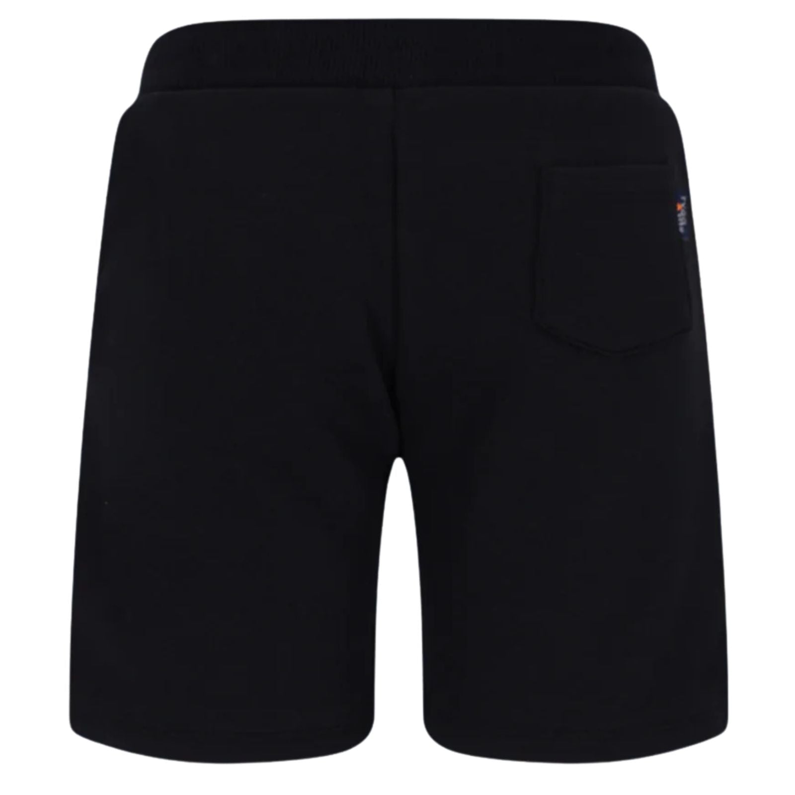 Zwarte regular tape sweatshort Toby - Capuchon Fashion