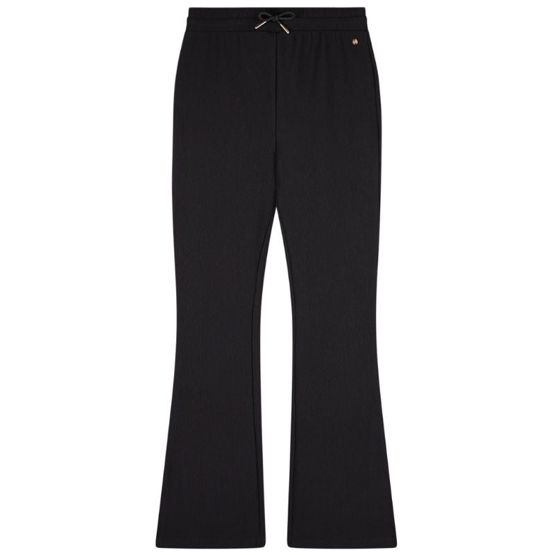 Zwarte rib broek Sady - Capuchon Fashion