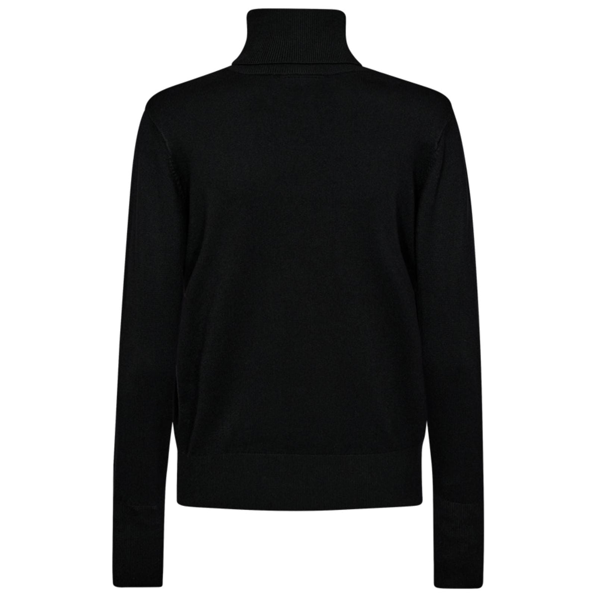Zwarte rollneck pullover Katie - Capuchon Fashion